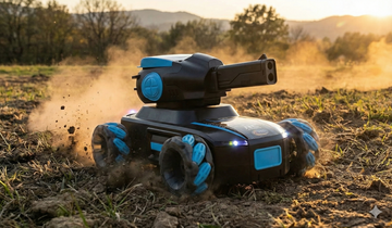 Tanque RC 4x4 con Control de Gestos de Mano y Luces LED - El Juguete del Futuro 🏎️💨