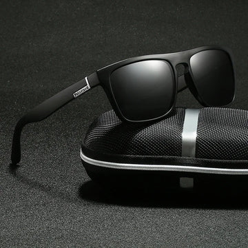 Gafas de sol polarizadas para hombre y mujer, marca de lujo, diseño vintage cuadrado